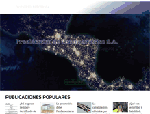 Tablet Screenshot of proelectrica.net